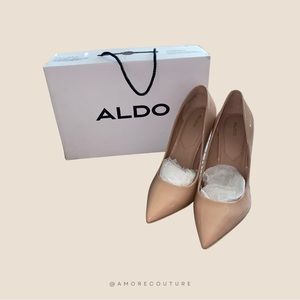 Aldo Stessy Nude Beige Stiletto Heeled Shoes Size 10 Brand New ConditionWith Box